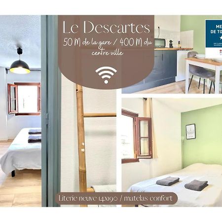 Apartamento Le Descartes, à 50m de la gare Fibre/TV connecté Poitiers Exterior foto